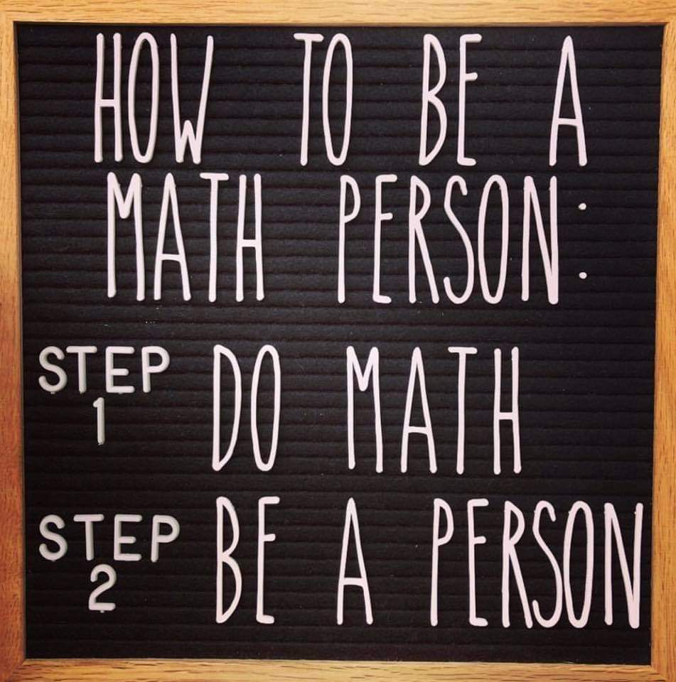 The idea that people are 'math people' or they're not is a real misconception. Science tells us that this is FALSE. However, this stereotype is perpetuated by parents, society, and even other teachers who are misinformed. #endthestereotype