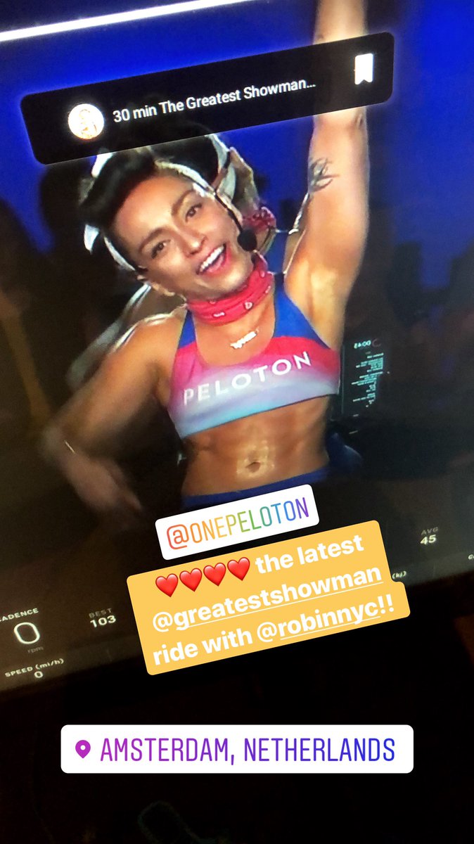IrishEyes1982's tweet photo. THAT @RobinNYC @onepeloton @GreatestShowman ride was on π₯π₯π₯!!! #OnePeloton #IrishEyes1982 #ExPatRider https://t.co/0HlCytMTNS