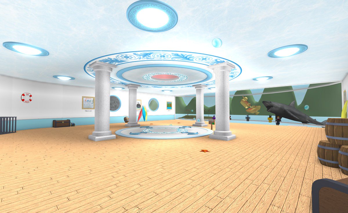 Simon On Twitter Wow This Was Unexpected But Sharkbite Is Nominated For Best Lobby Our Little Lighthouse Island Allows Players To Be In The Center Of The Chaos Including A Complete Glass - roblox lobby