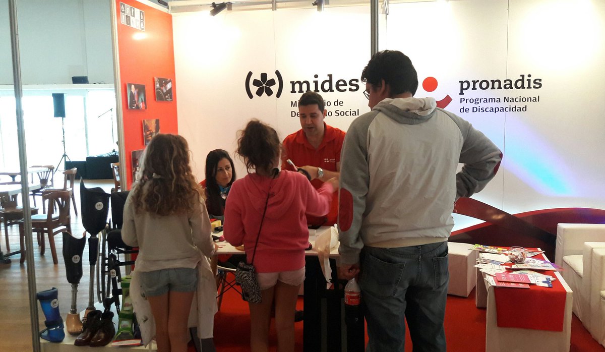 DiscapacidadUy's tweet photo. Hasta las 20 tenes para venir a visitar el stand de #Pronadis en @KibonAvanza Expoferia #Diweek. https://t.co/a5pi15j6pO