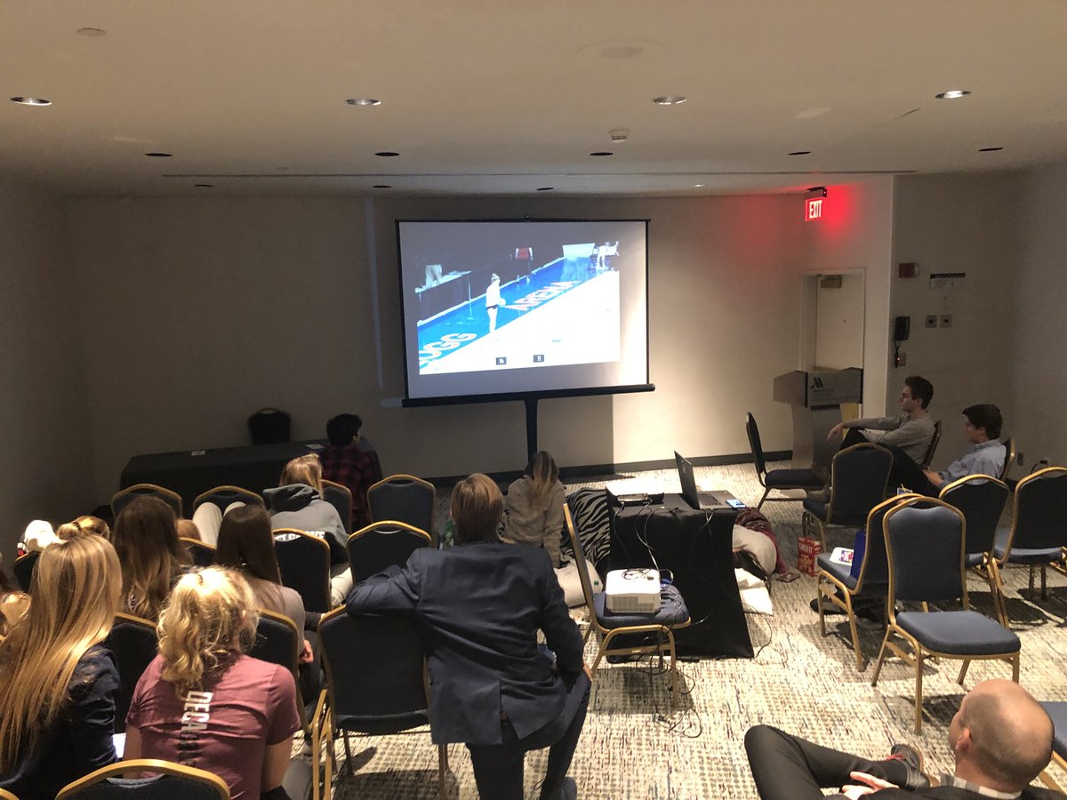 DECALakeOrion's tweet photo. LO DECA supporting our girls volleyball team in the state finals while at the Central Region Leadership Conference in Detroit!!!#godragons #CRStrong https://t.co/IHGhhh82Fd