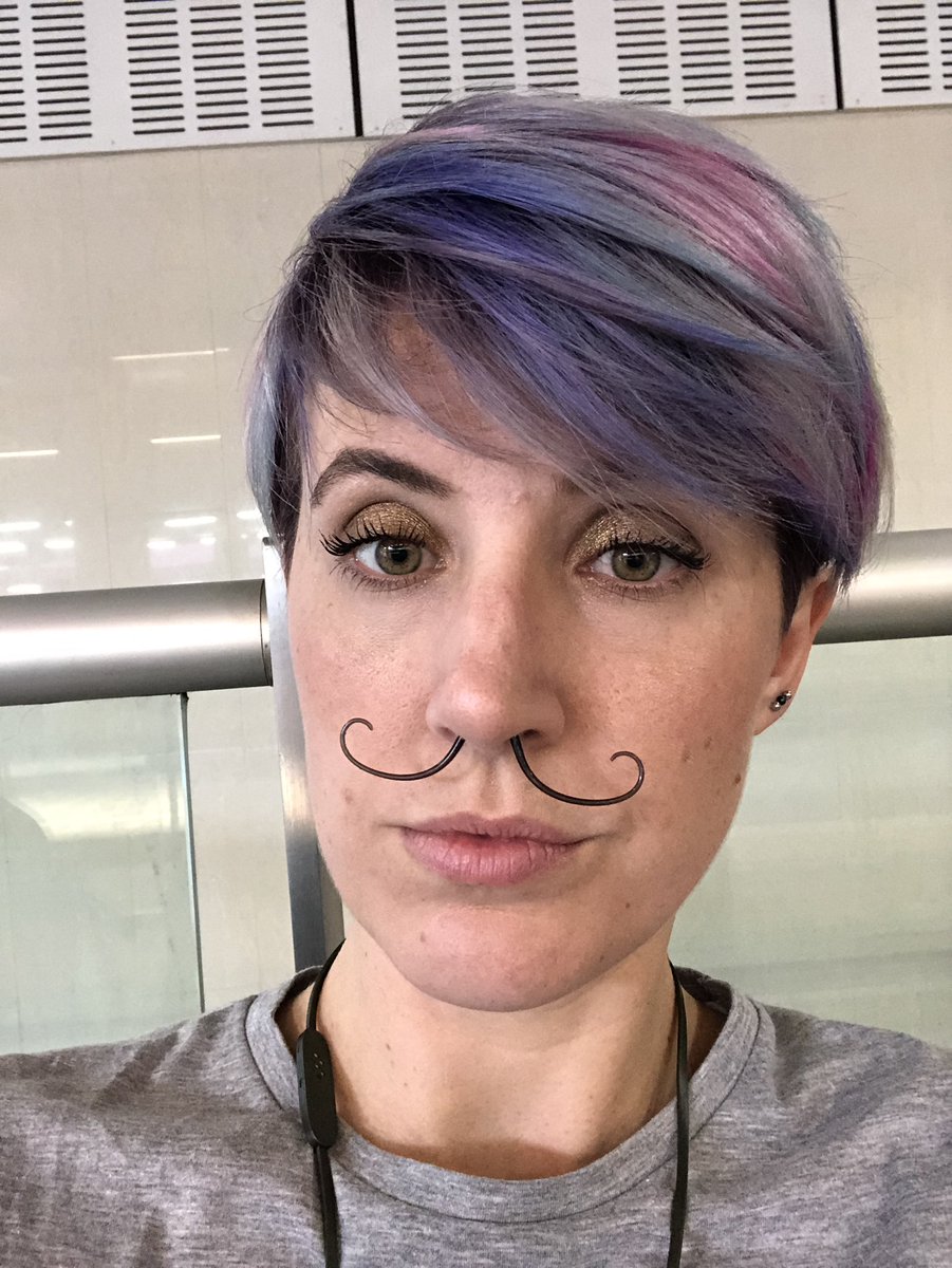 ChloeCazz's tweet image. Just over half way through  #Movember2018 my 6th year as a #mosista with a septum moustache(!) and listening to @oshergunsberg speak to @adamgarone on his podcast has reaffirmed why I’ve committed to this cause mosista.co/chloecasswell