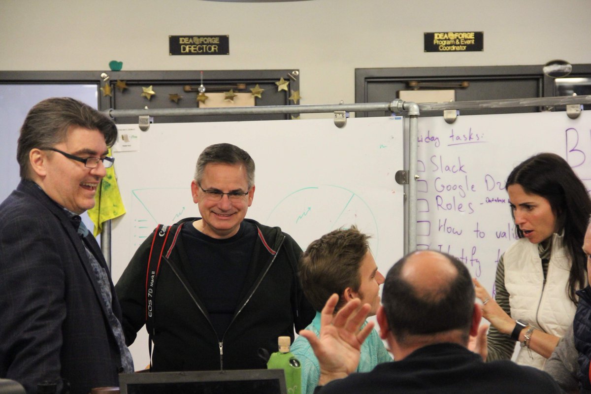 Glad to have Phil Cowen and the rest of the <a href="/ideasbynature/">Ideas By Nature</a> team here with us here <a href="/swboulder/">SW Boulder</a> . Your #mentorship is #invaluable for our teams! 

#SWBoulder #TGSW2018 #Decentralize