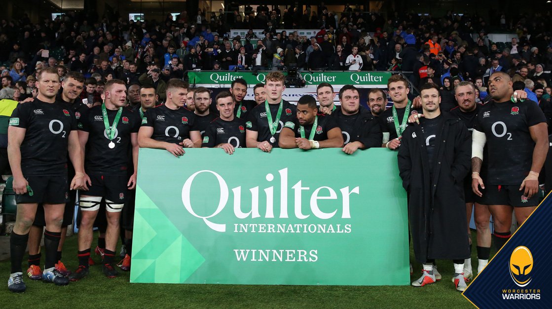 WorcsWarriors's tweet photo. 🗞️ NEWS | @Ted_Hill26 makes @EnglandRugby debut in Japan 🇯🇵 win.

👉 https://t.co/Nv3k1tqo62 https://t.co/C4UTsPL1Bt
