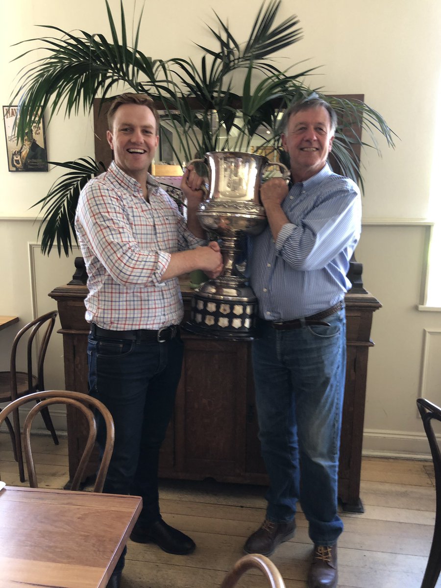 Congratulations to this years’ Rangoon Cup winners! Sam Goddard from <a href="/AbercrombysRE/">Abercromby's</a> and Chris Catchlove. Want to play in the tournament next year? Ask at the bar!
