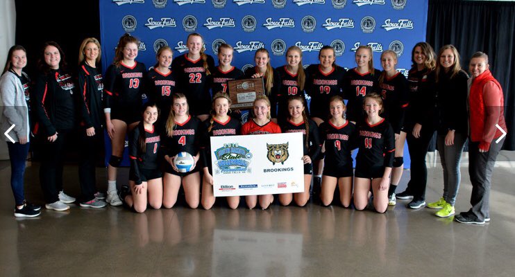 Bobcat_Vball's tweet photo. Placing 6th at the State tournament is pretty dang good. Proud of our team, and how far they have come. #rollcats ❤️🐾🏐 https://t.co/cnTgJjrkgu
