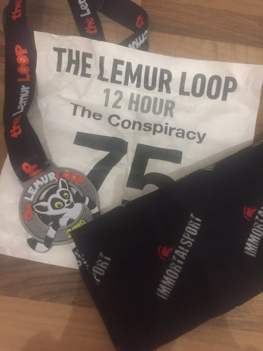 Roylea75's tweet photo. 4 laps of The Lemur Loop and abit extra to round up to 26.2Miles. Thankyou so much @immortalsport for a great day #Lemurloop https://t.co/9ZPARFOy8P
