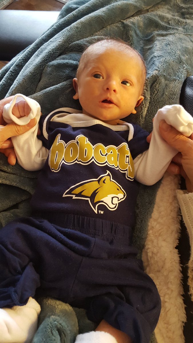 GO BOBCATS!!! Cheering on mommy and daddy's team from Denver, Colorado. 
#WhereIRoot