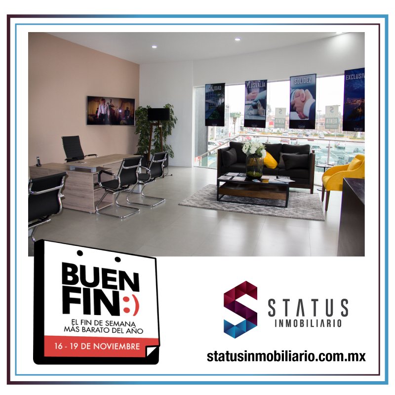 StatusInmuebles's tweet image. #StatusInmobiliario líder en el ramo #inmobiliario en el Valle de #Toluca y #Metepec.
Contamos con los mejores inmuebles con gran plusvalía.
statusinmobiliario.com.mx
☎️ (722) 918-6568 (722) 918-6569