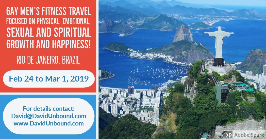 David_Unbound's tweet photo. See Rio, find yourself! #DavidUnbound #personaltrainer #lifecoach #fitnesstraveladventure
#gaymuscle #olderissexy #gaytravel #travel #gaygymtraveler #gaytravelblogger https://t.co/Gu1iFGZgz9