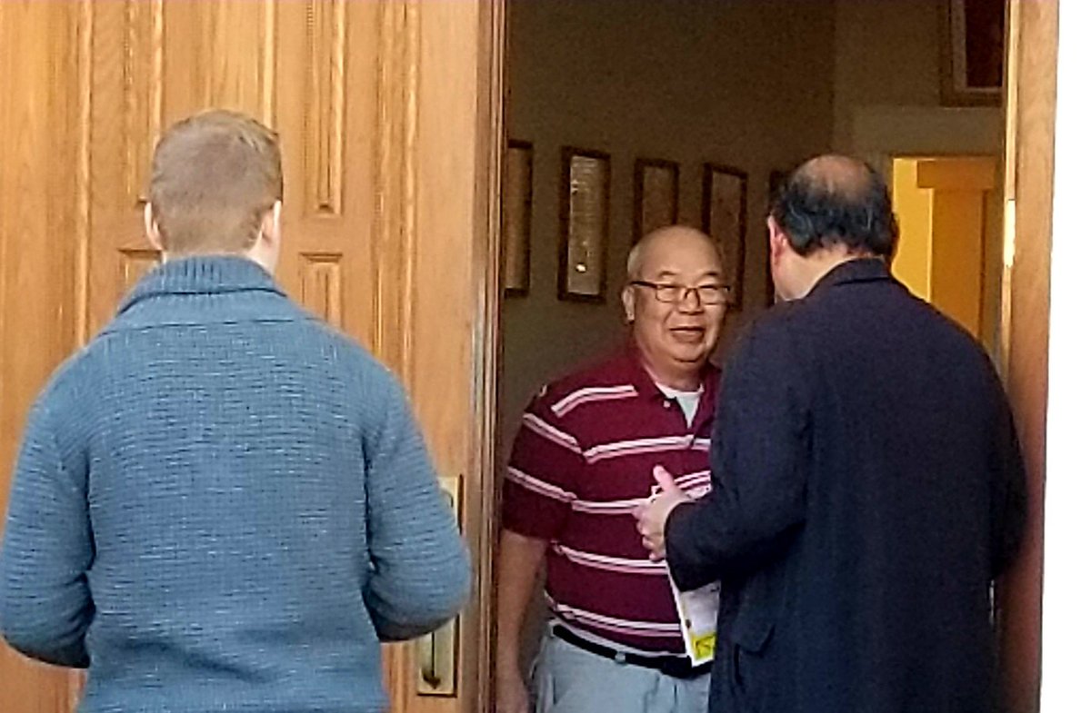 John_Yap's tweet photo. Am so grateful for my volunteer #SuperSaturday team who came out with me to canvass, door to door in #RichmondBC #Steveston for #FPTP #KeepFirstPastThePost We had great conversations at the doorsteps on this #shamreferendum #NoBCProRep #SaveOurDemocracy #SayNotoPropRep #NoPR https://t.co/YN1Xigqb4A