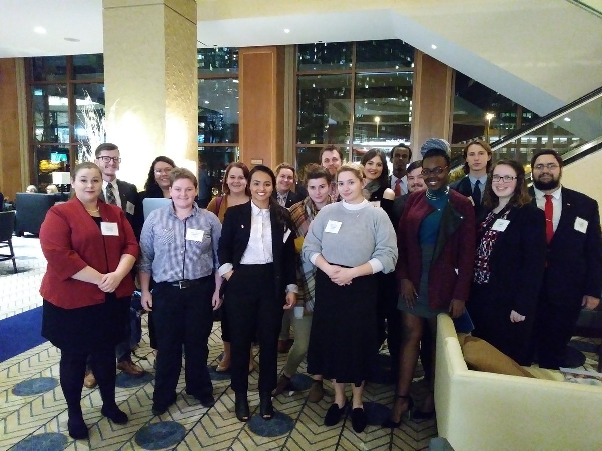 proflauradean's tweet photo. Canada is present and voting @AMUNchicago! @MillikinU @History_PoliSci students will be representing the great nation of Canada over the next few days at Model United Nations in Chicago! Good luck representatives! #ModelUN #RepresentingCanada #AMUN2018 https://t.co/4QRRzhsPf3