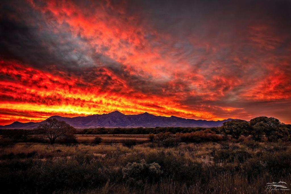 SmokinBulldozer's tweet image. #Huachuca Sunset. This is the coolest sunset I have ever seen [2048 X 1365] @rgallucci