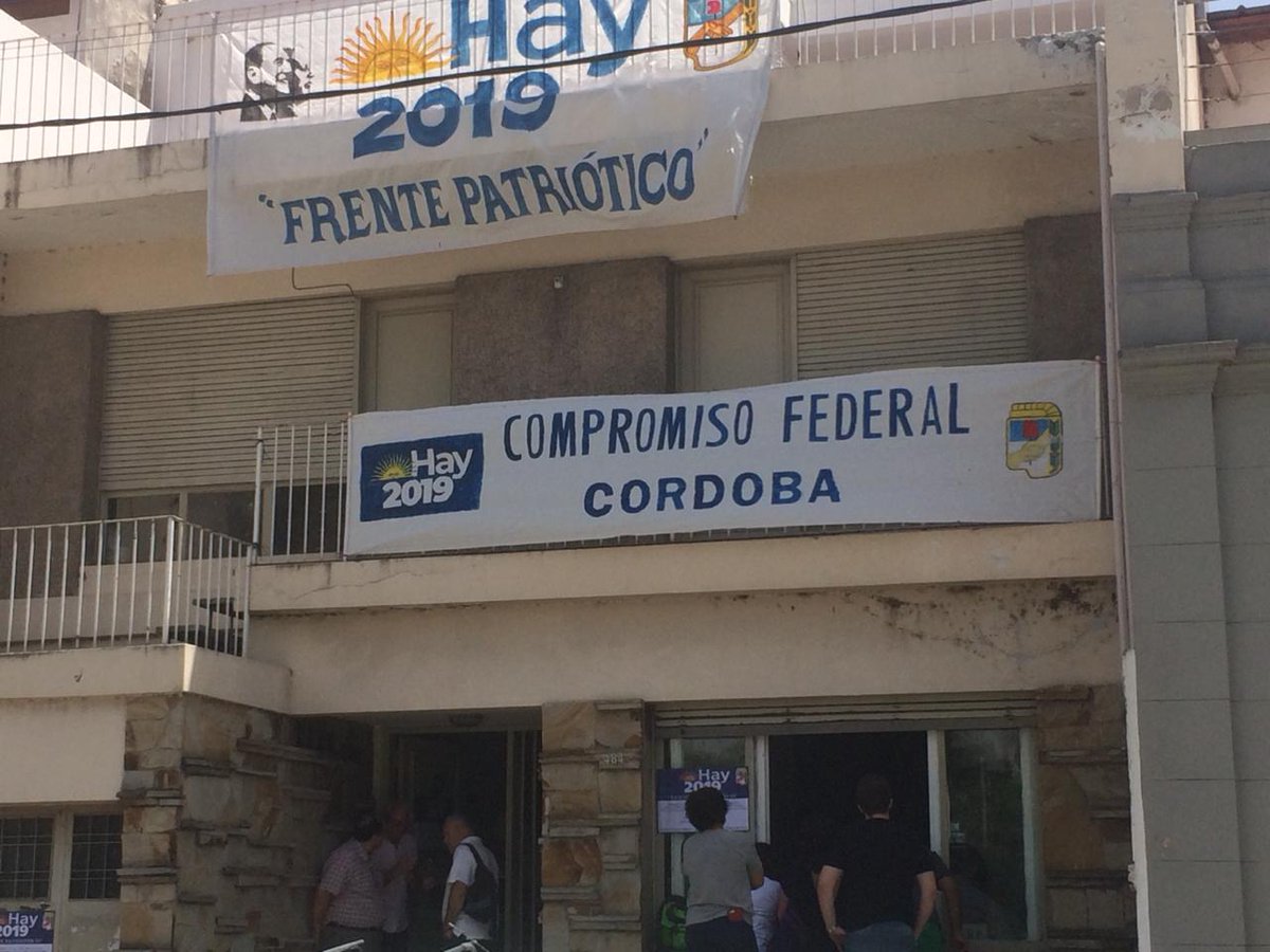 hay2019arg's tweet photo. Inauguración de la sede provincial del espacio político "#Hay2019 - Frente Patriótico - Compromiso Federal" en Córdoba ✌ https://t.co/Bky9EIOV7d
