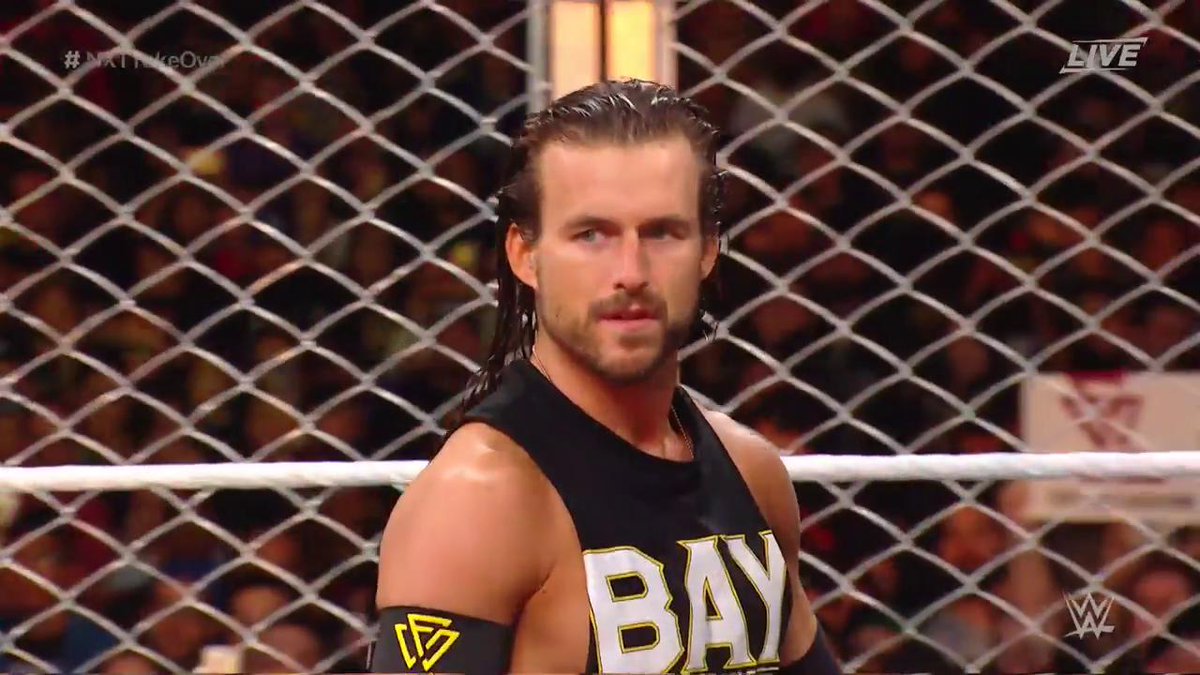 WWEUniverse's tweet photo. Welcome back to #WarGames, BAY BAY! #NXTTakeOver @AdamColePro https://t.co/uWIn0HbX6F