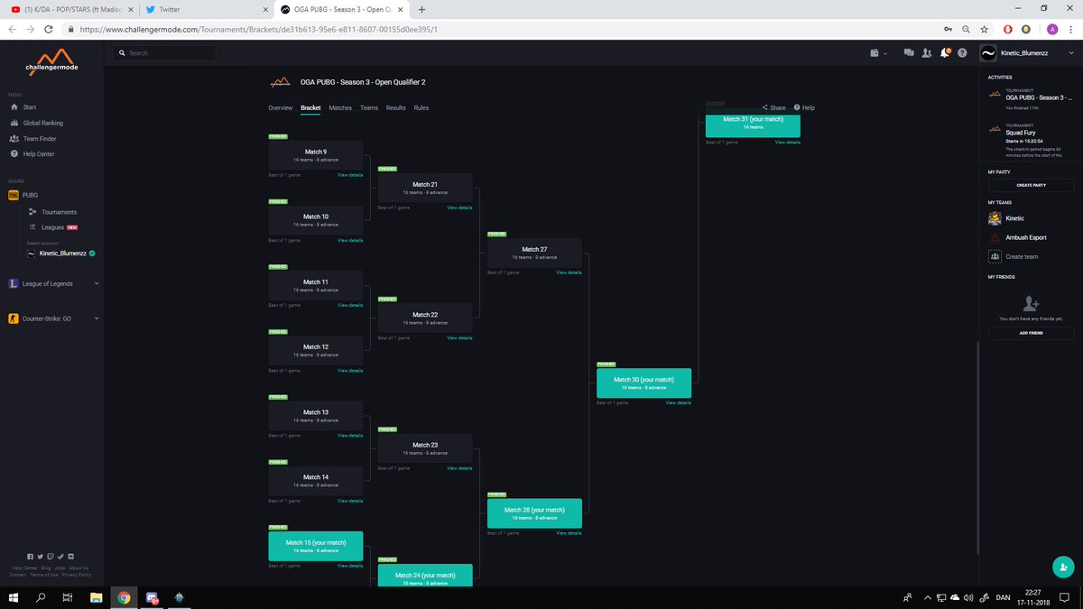 We were so close to qualifer to OGA season 3 :D