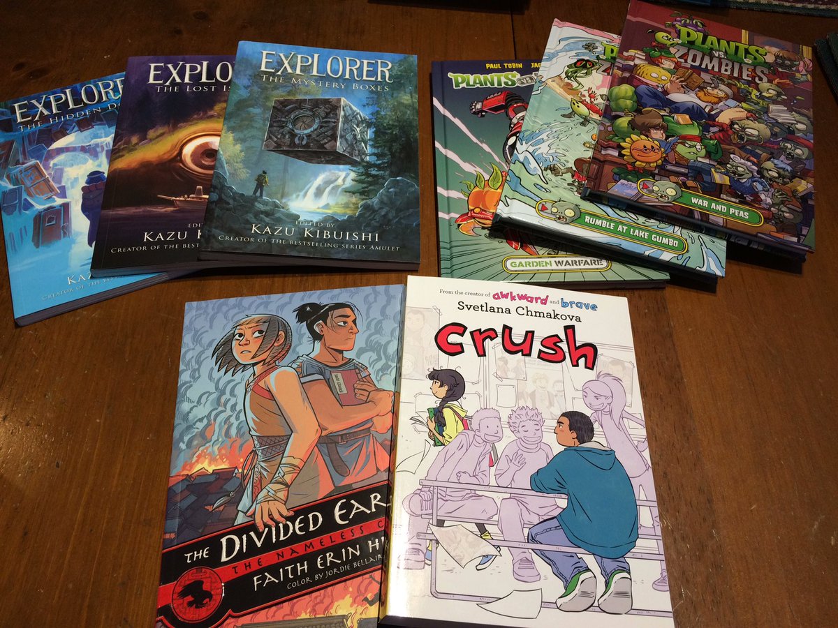 lksimcoepslib's tweet photo. Thank you to everyone who participated in our @chaptersindigo adopt-a-school fundraiser. We raised $170 to buy books for our library. It’s a graphic novel extravaganza @LakeSimcoePS ! #newbooks #helpingkidsread https://t.co/F6nMCPrkQt