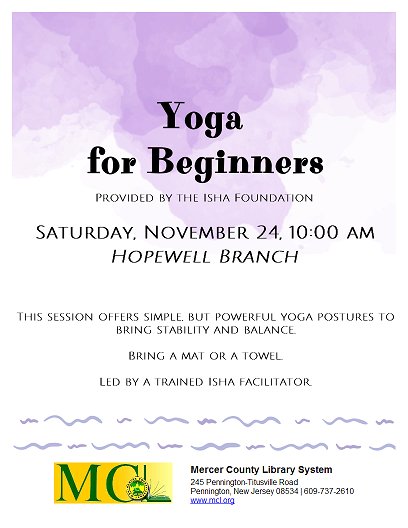 mclsnj's tweet photo. Stop by our libraries this week for some fun programs! Do some crafting, learn how to avoid fake news, practice yoga and more! 

Visit our events page for more information: https://t.co/YB5eypEfQp https://t.co/m10ln9YQGf