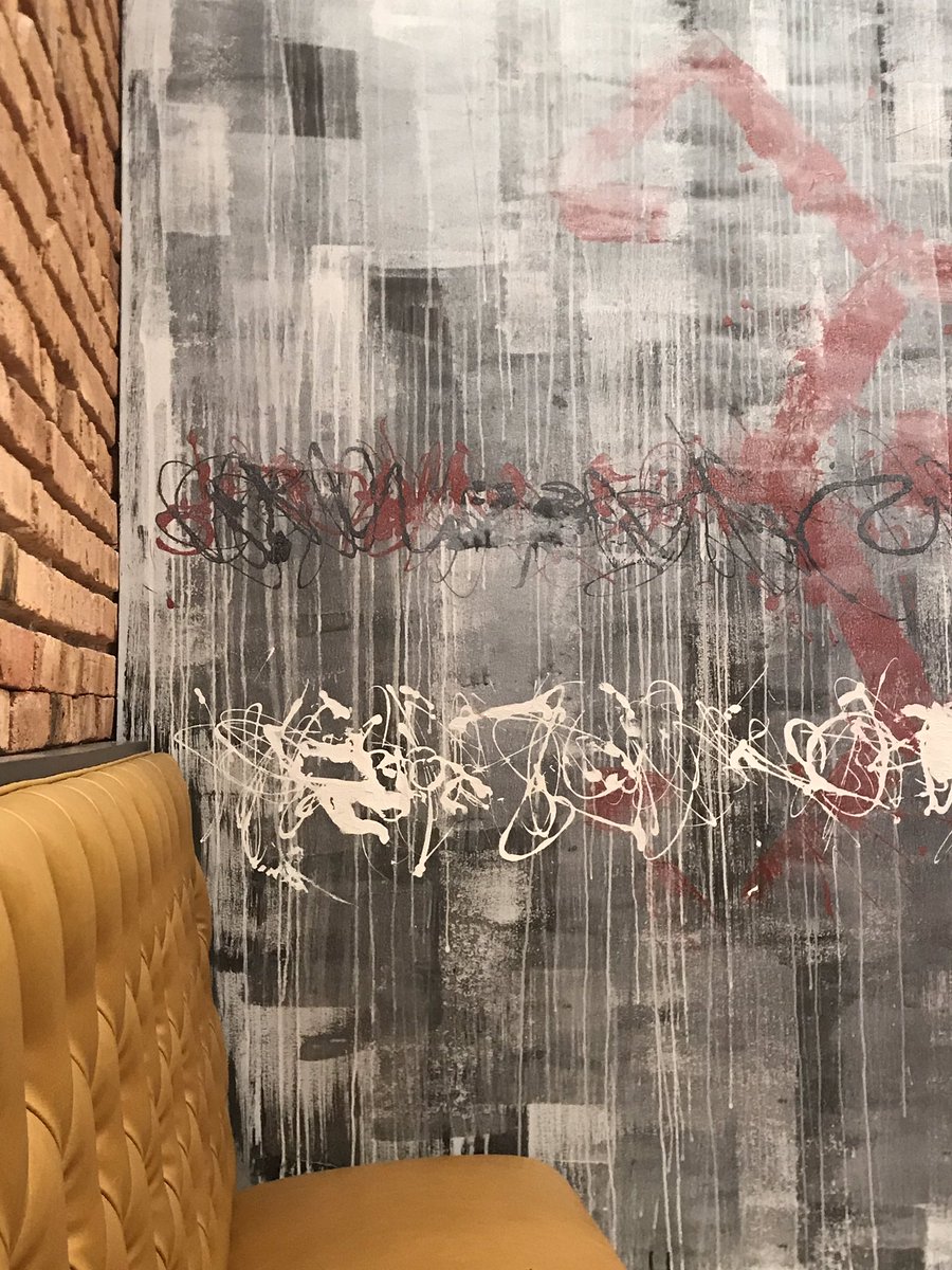 Bojitt3's tweet photo. AMBER CAFE! - DETAILS #wallpainting #bojitt #interiordesign #chicagorestaurants #chicagoartist #interiorwalls #mural #restaurant #restaurantdesign #wallpainting #chicagodesigner #abstractwall https://t.co/nGDhYEMCVT