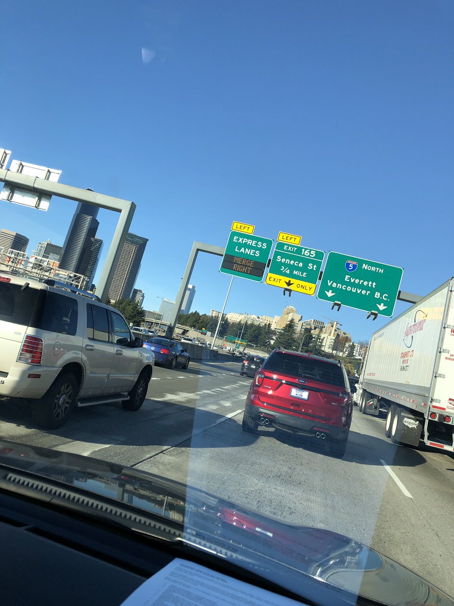 Jarnorburb's tweet photo. Traffic is thick through Seattle!! T-Bird fans better hit the road soon if you plan to make it to Bellingham in time for 4:00 pm kickoff vs. Lynden!! https://t.co/87KeEEOEfa