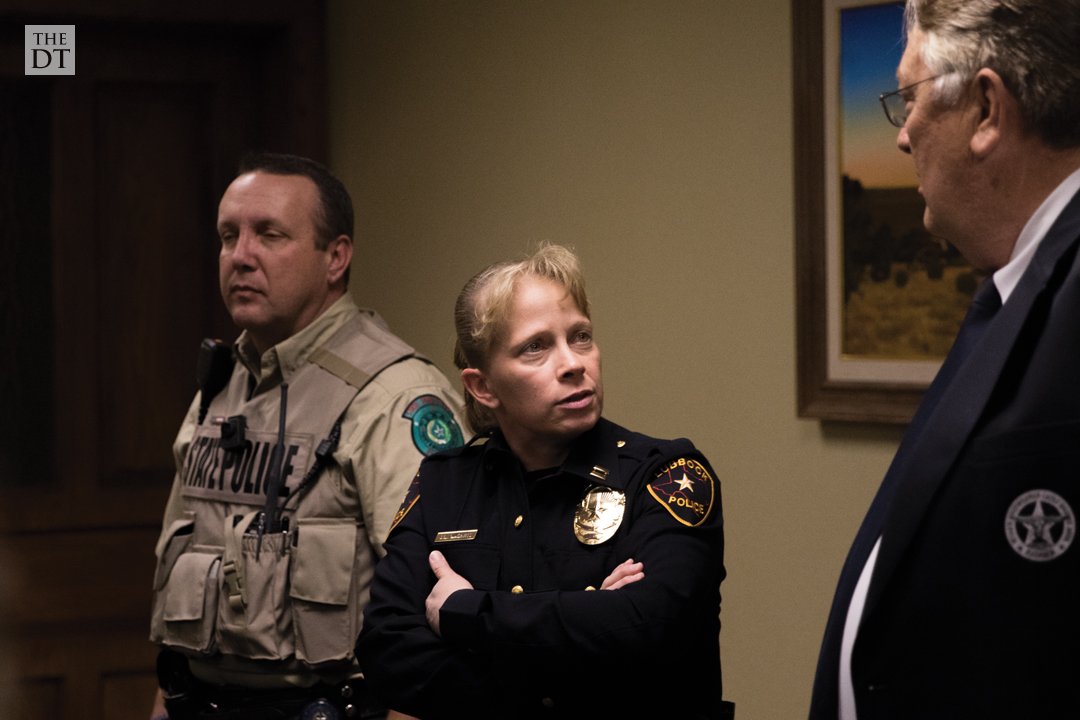 This afternoon, at the National Ranching Heritage Center, Texas law enforcement officers held a book signing and a presentation of the book "Behind The Texas Badge". The book is about law enforcement officers and their stories on what they have experienced while on duty.