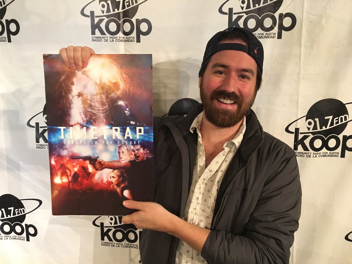 lightscameraatx's tweet photo. The @KOOPradio interview with @timetrapmov directors Mark Dennis and Ben Foster (pictured): https://t.co/uCfUI8wubT. #TimeTrapMovie now on @iTunes, DVD, and On Demand. @FilmATX #MadeinATX #TimeTrap @austinfilmfest @HC_Film_Fest https://t.co/7UfWyLDgIU