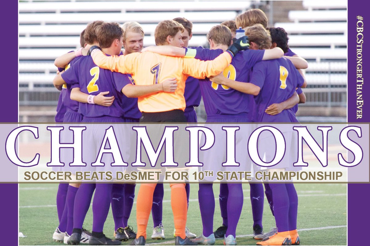 Our boys bring home the hardware!  🏆 <a href="/CBC_Soccer/">CBC Soccer</a> #CBCStrongerThanEver #ItsWhatWeDo