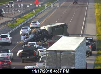 BCFRpio's tweet image. **VEHICLE COLLISION** I95 MM 210 NB. Port Saint John. BCFR units enroute to collision w/ possible entrapment. #BREAKING #BCFR #BREVARDSBRAVEST #TRAFFIC #PORTSAINTJOHN #INTERSTATE95