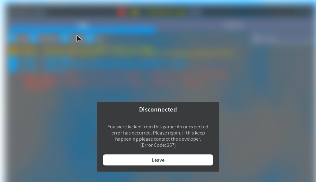Corrupted error code. Ошибка 517 в РОБЛОКСЕ. Ошибка 267 в РОБЛОКСЕ. Error code 267. Error 267 Roblox.