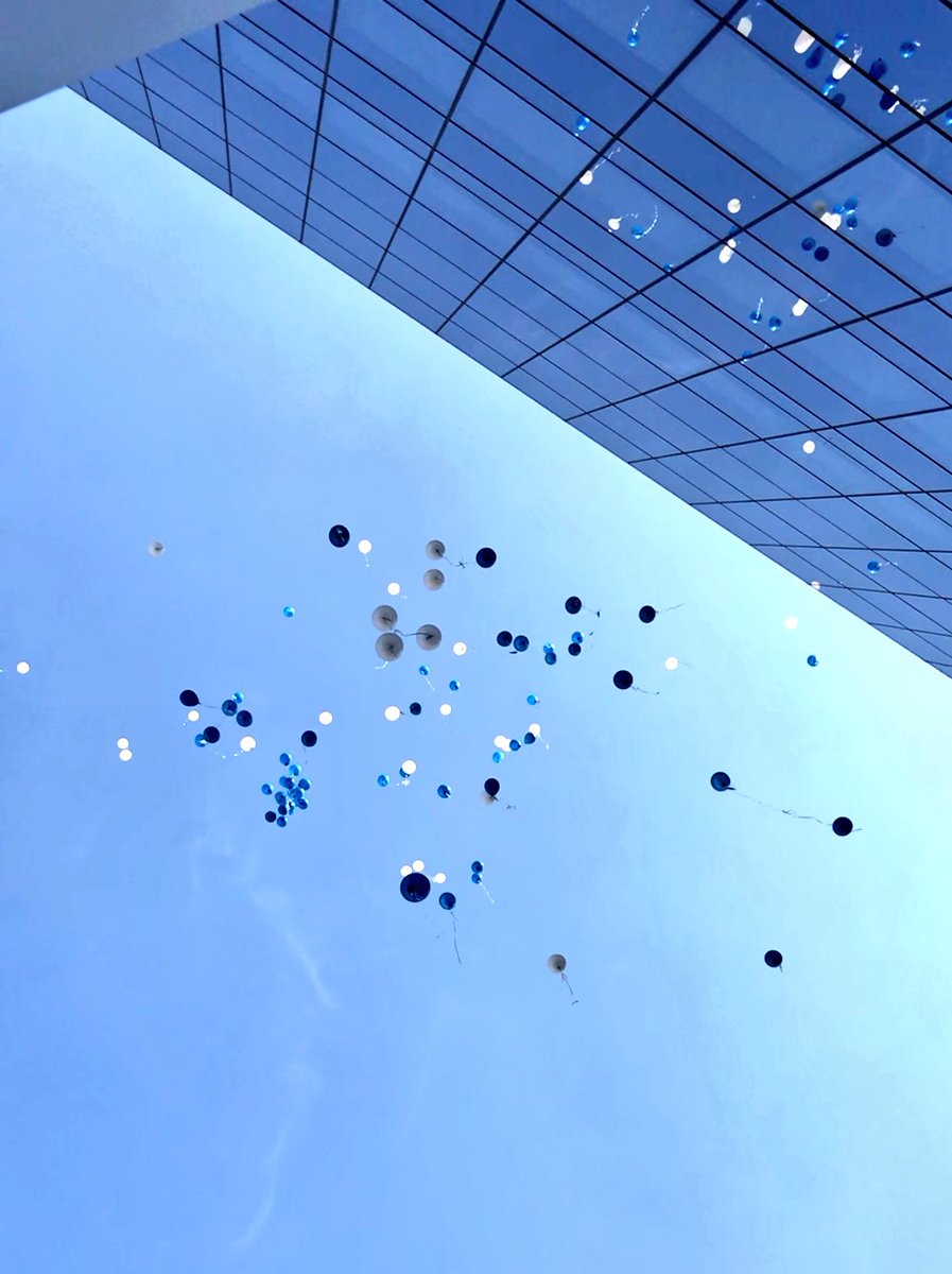 cbeckwith03's tweet photo. Today is #SurvivorDay. If you have lost a loved one to #suicide, you’re not alone and there is hope. Our Las Vegas annual #ISOSL Day balloon release was so beautiful 🎈💙 #stopsuicide https://t.co/Y7AoKFLjDh