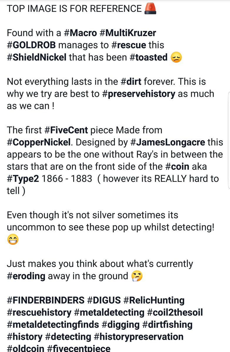 FINDER_BINDERS's tweet photo. #Macro #MultiKruzer #GOLDROB #rescue #ShieldNickel #dirt #preservehistory #FiveCent #CopperNickel #coin #Type2 #FINDERBINDERS #DIGUS #RelicHunting #rescuehistory #metaldetecting #coil2thesoil #digging #dirtfishing #history #detecting #oldcoin #fivecentpiece #saturdaynightcoinshow https://t.co/p7ldu4KC6X