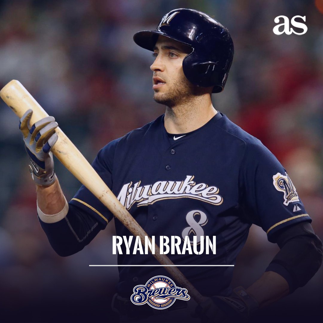 HAPPY BIRTHDAY El jardinero izquierdo Ryan Braun de cumple 35 años de edad. ¡Muchas felicidades!    