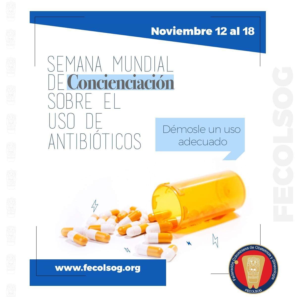 fecolsog's tweet photo. Así como los antibióticos han salvado miles de vidas, está confirmado que el abuso de éstos, hace que las bacterias encuentren mecanismos de supervivencia, convirtiéndose en superbacterias, más peligrosas y de difícil tratamiento. #DatosSaludables #Antibioticos #UsoResponsable. https://t.co/wgbFGMbK1M