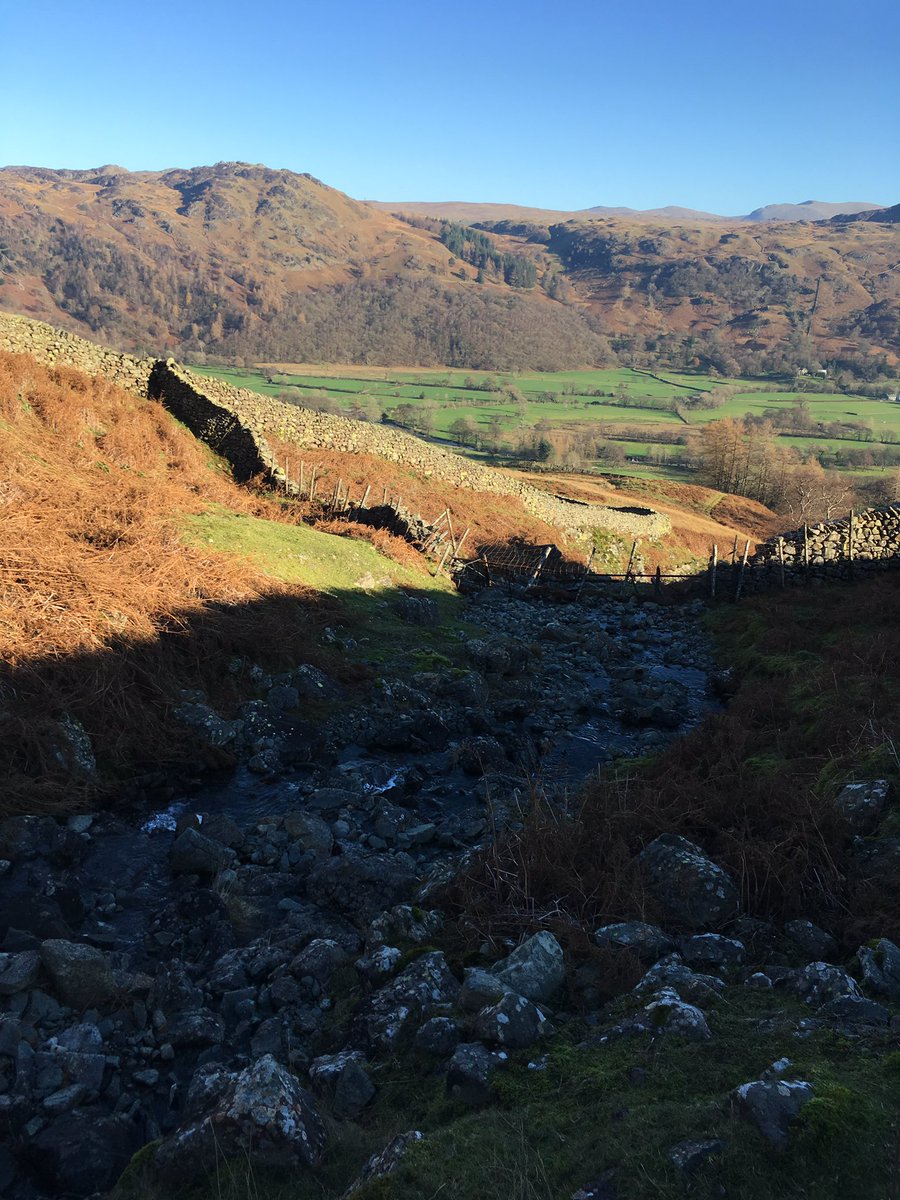 RussHarrison5's tweet photo. A few from our first Wainwright as a family of Four.@kl_clarke26 @Family_Walks #autumnsun #thelakes #seatoller #castlecrag https://t.co/Ne6gO6UGLi