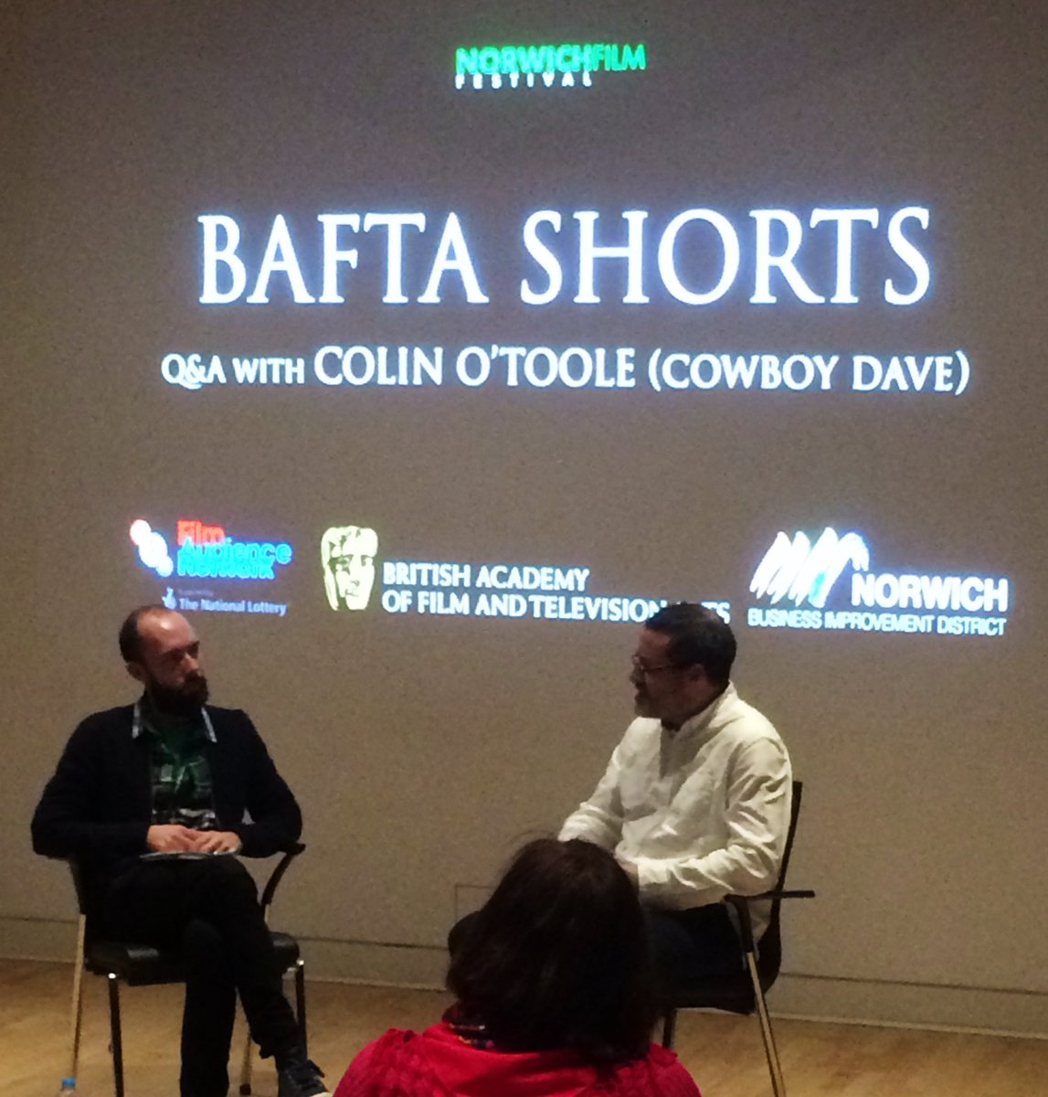 lisaredford (@lisaredford) on Twitter photo Another superb evening <a href="/norwichfilmfest/">Norwich Film Festival</a> enjoying the arresting <a href="/BAFTA/">BAFTA</a> Shorts. Plus an insightful, inspiring Q&A with Colin O’Toole, Director of the BAFTA winning <a href="/CowboydaveFilm/">Colin O'Toole</a> 🎬 🎥 #NFF2018 #FilmFestival #Norwich #arts #columnist #animation Another superb evening <a href="/norwichfilmfest/">Norwich Film Festival</a> enjoying the arresting <a href="/BAFTA/">BAFTA</a> Shorts. Plus an insightful, inspiring Q&A with Colin O’Toole, Director of the BAFTA winning <a href="/CowboydaveFilm/">Colin O'Toole</a> 🎬 🎥 #NFF2018 #FilmFestival #Norwich #arts #columnist #animation