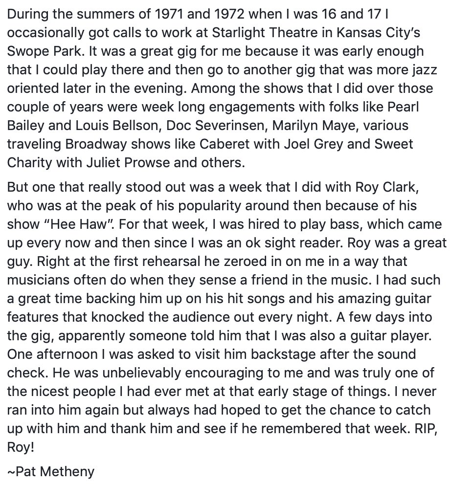 RIP ROY CLARK
