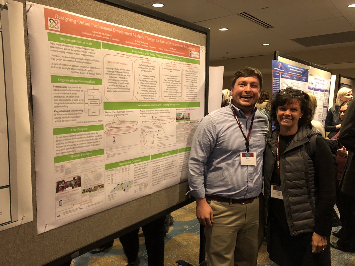 fpwonsav's tweet photo. @UNCGSchoolofEdu @LBmathemagician @MsEmilyBryant @arren_duggan #PMENA18 Conference poster sessions talking about the great things @ncmathcollab is doing for #NCMath https://t.co/5FLAcUzWUH