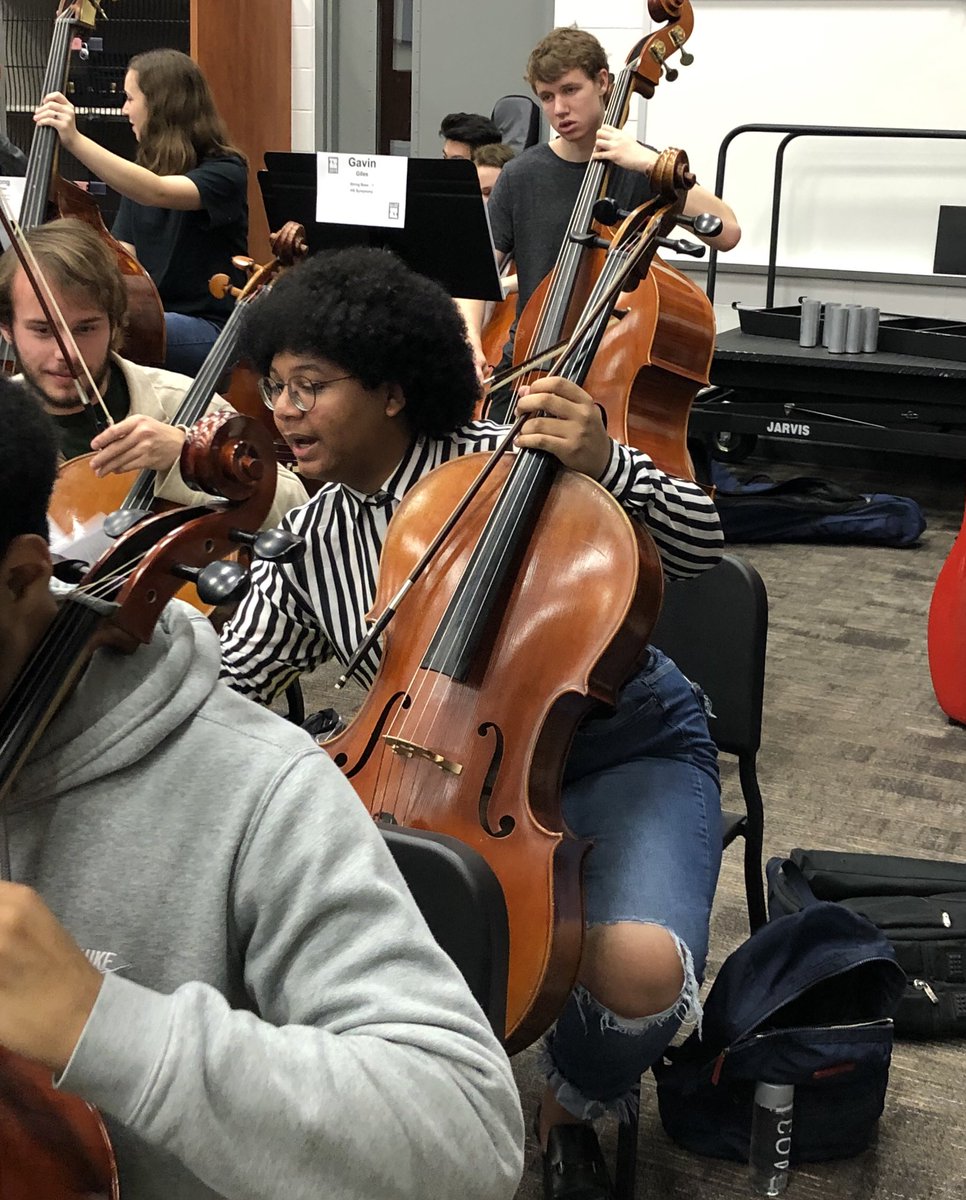 CyWoodsOrch's tweet photo. Good luck to our cello and bass players at Region concert!  5:30 pm at Bridgeland High School. Come see then shine! https://t.co/BCmddmxd4w