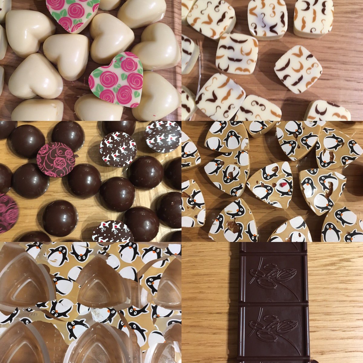 RivingtonChoco1's tweet photo. After today Burscough Wharf we had to #makemore #freshchocolates for Hoghton Tower #farmersmarket tomorrow - come & see us #inthebarn ππ«#passionfruit Sailor Jerry Rum #caramelcrunch #blackcurrantstaranise #blackcurrantstaranise with Rivington Gin and Callebaut 70.4% dark https://t.co/D8y3f49kJR