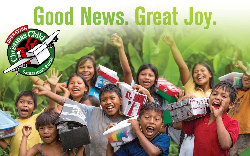 adavillechurch's tweet image. Tomorrow is #OperationChristmasChild Collection Sunday at #Adaville Bring your shoebox packed full with ❤️ ❤️❤️❤️ Send the gospel to kids all around the world. 👏🏻🙏🏻