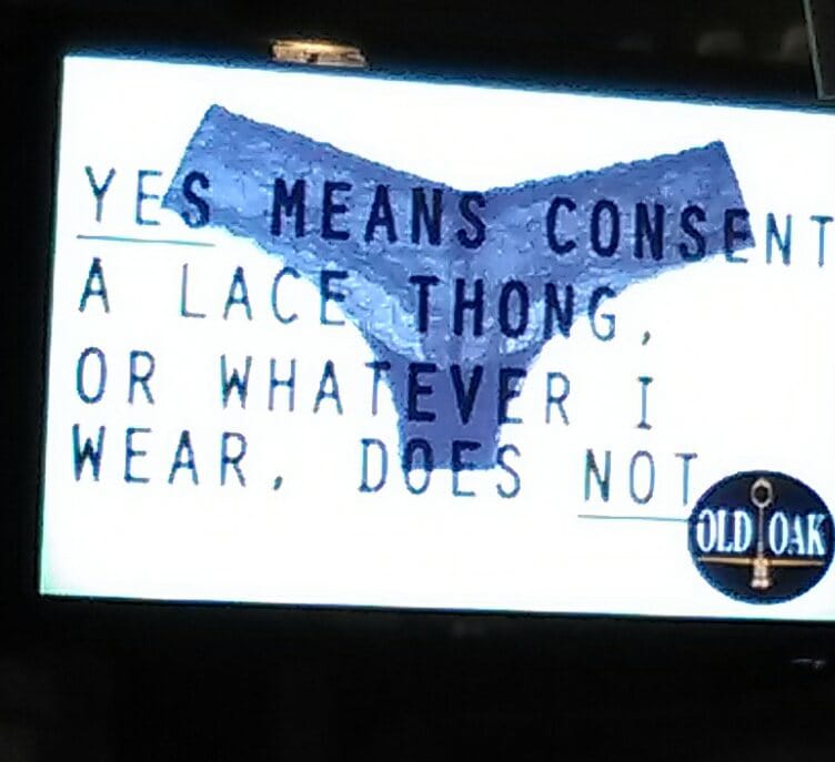 cathosx's tweet photo. Thank you, Old Oak #ThisIsNotConsent https://t.co/Mz6bN4GcaT