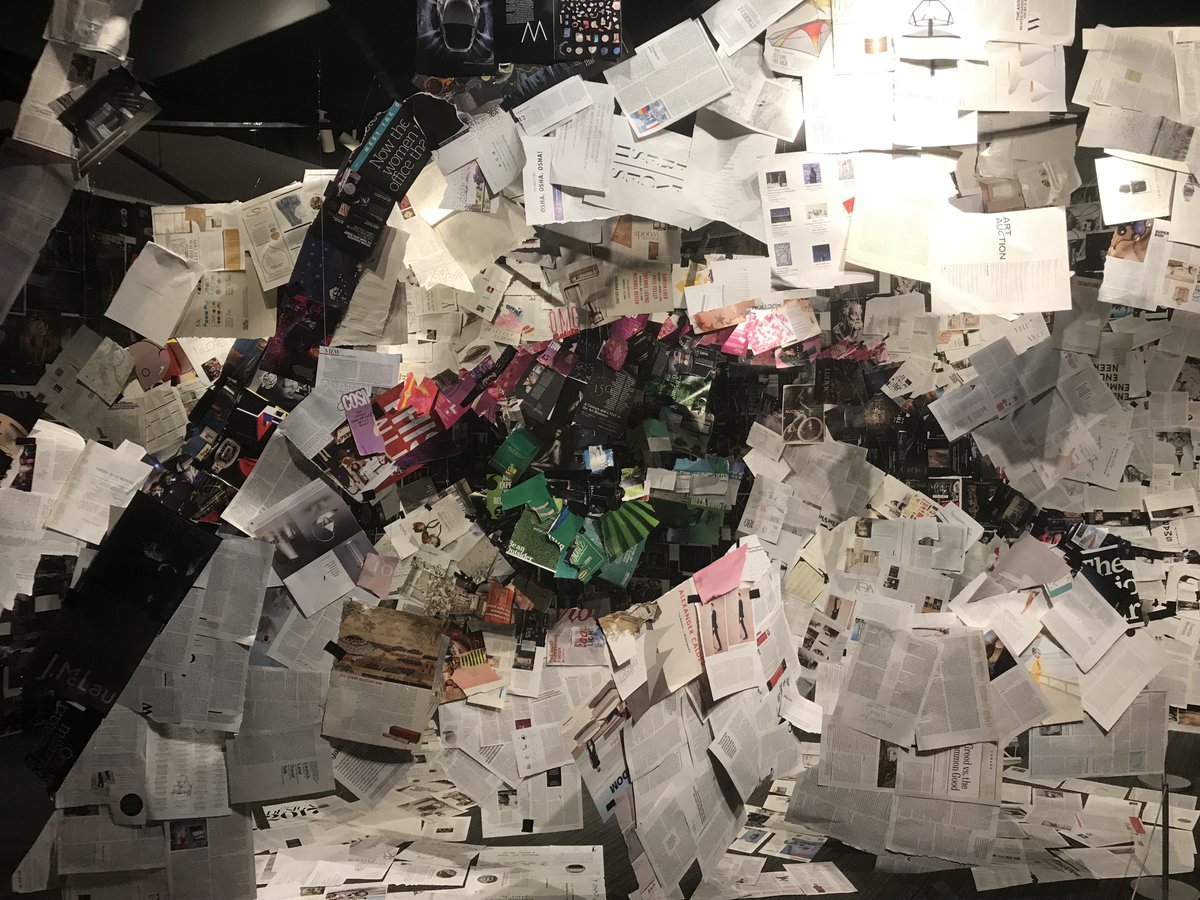 GritPopup's tweet photo. Magical opening night >> Masterpiece by cultural collagist, shoveler of GRIT, @Mr_Gores_Artist . 

#egad #spacecoast #melbourne #florida #masterofcollage #beautyisintheeyeofthebeholder #localedition @FoosanerMuseum https://t.co/n2N0h12HNJ