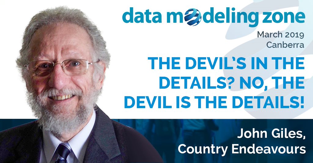 At Data Modeling Zone Asia Pacific hear @John Giles, the author of The Nimble Elephant, presents an introduction to data vault which covers: the sales pitch; the building blocks; business and operational data vaults; and common metadata challenges. pos.li/2ahp1l