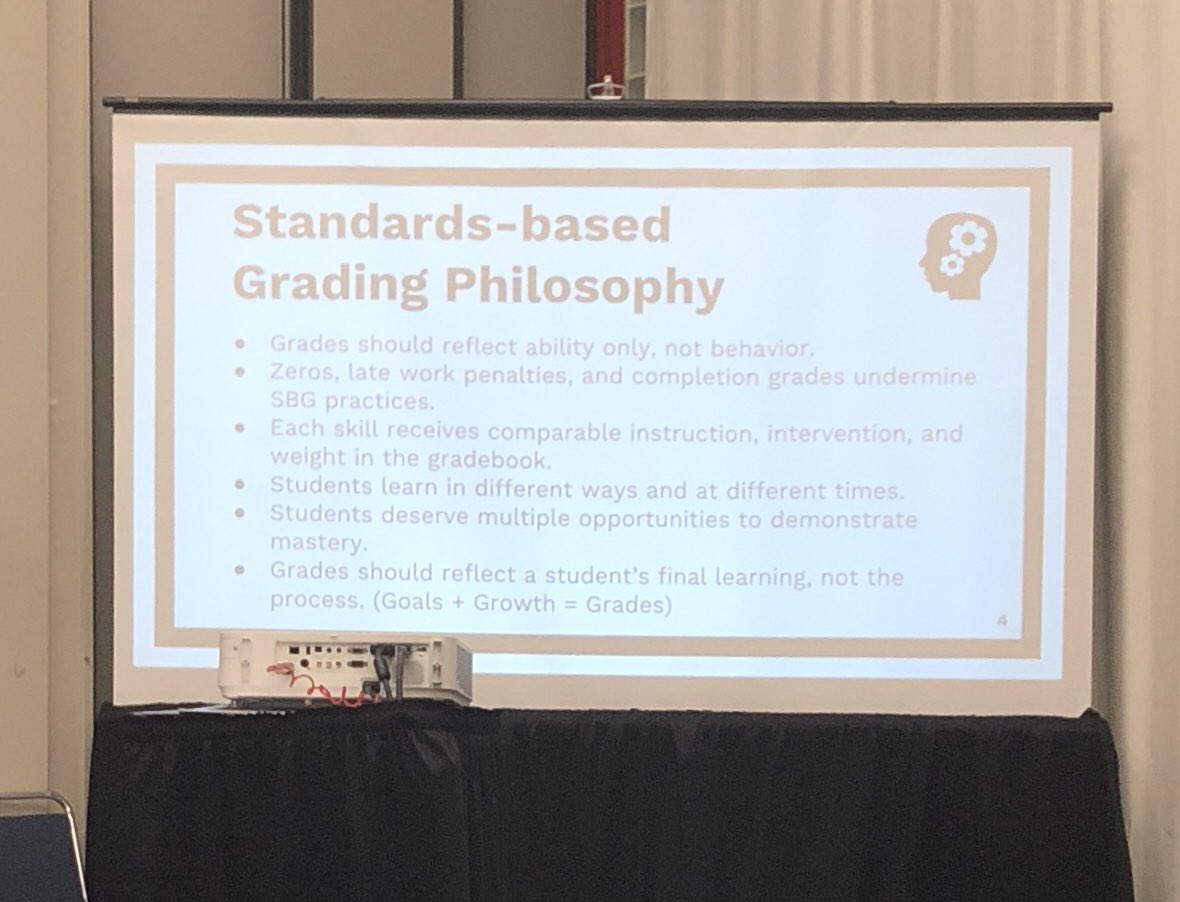 PettiferSuz's tweet photo. @_teachtransform #NCTE2018 great session on standards based grading! Thank you! https://t.co/D9h8ODM3bl