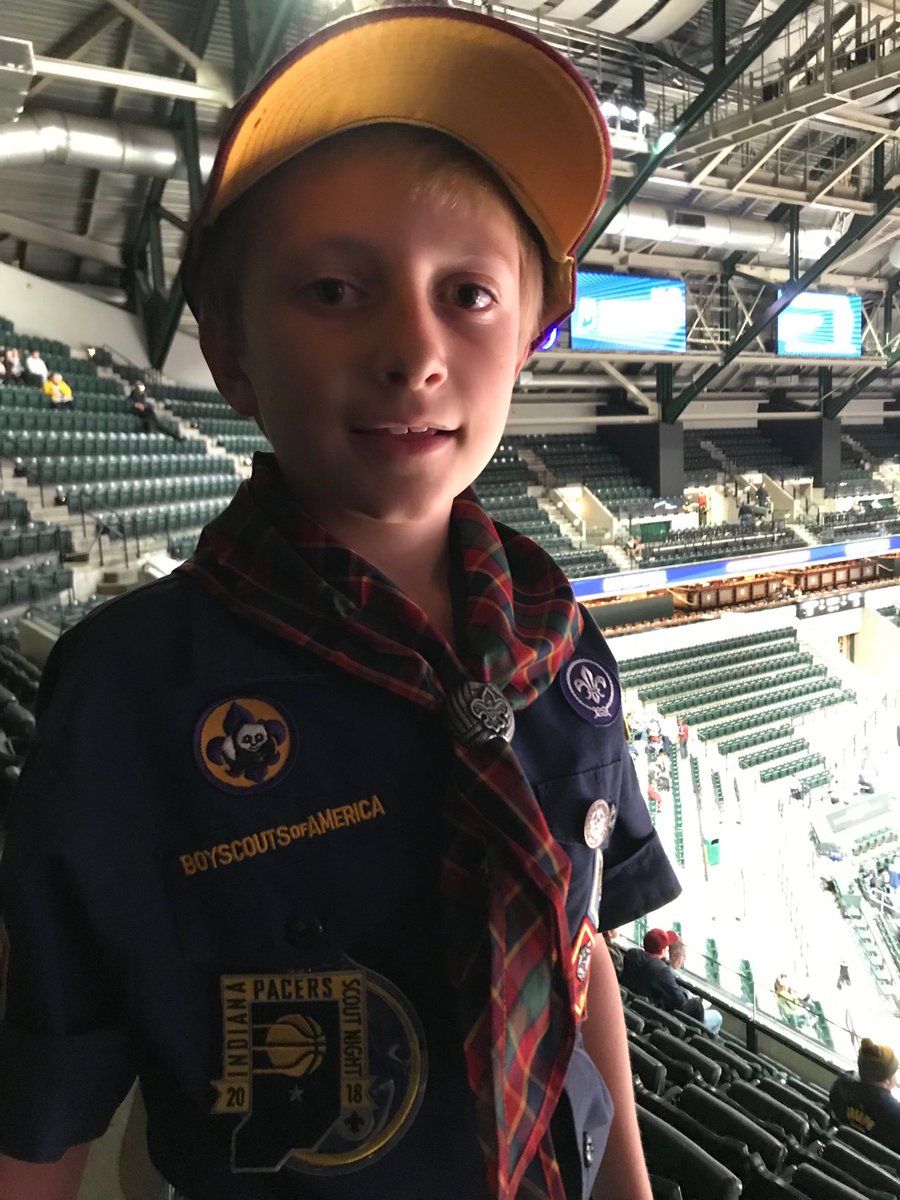 Kslivinski's tweet photo. Scout night at the Pacers. #pacersgamenight https://t.co/wu8Tdj7Md7