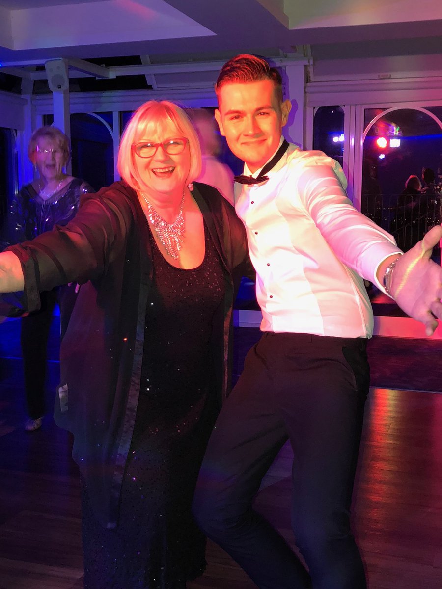 JoelTory's tweet photo. Cllrs Hudson and Williams take to the dance floor at the Cardiff North Gala Dinner #JacketsOff https://t.co/KcvLcb09mc
