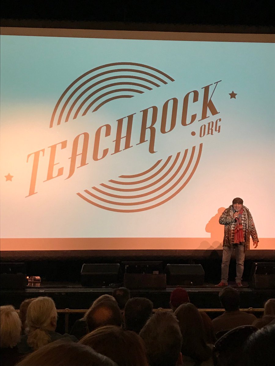 SFCCSTROJANS's tweet photo. Our teachers listening to #teachrock and Steven van Zandt about how to incorporate music into all our subjects at all grade levels. https://t.co/wCmoMxUynz