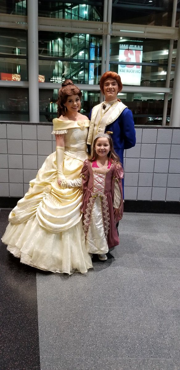 cakebakerbranch's tweet photo. Dream come true, she met her favorite princess tonight. Princess night @griffinshockey #GoGRG https://t.co/WA0vz7Tl3q