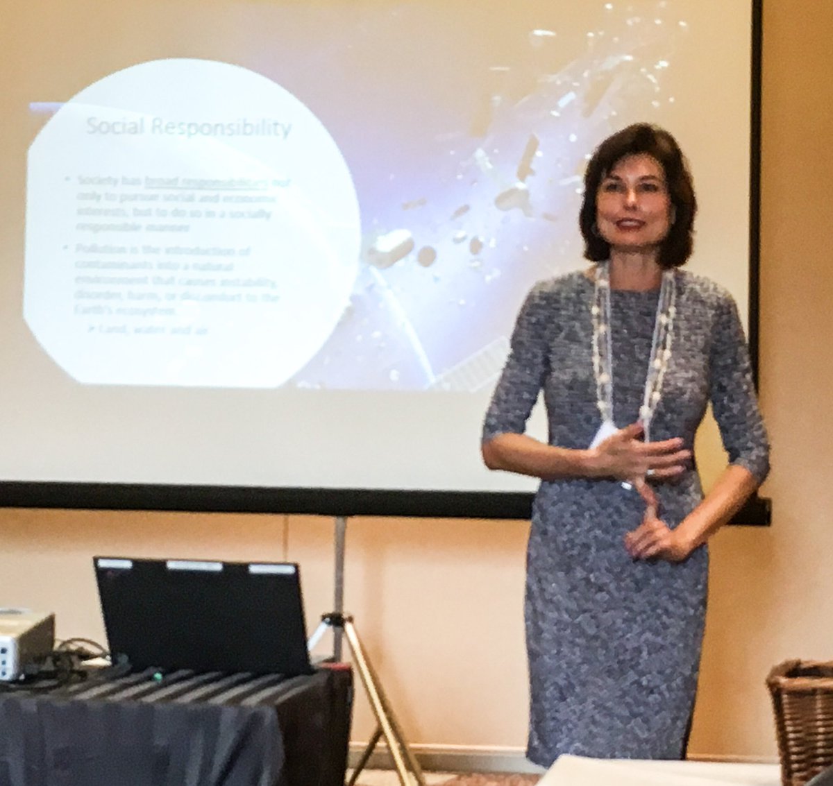 Dr. Curtis recently presented a research project named “Space Junk” at Applied Businesses and Enterpreneurship Conference, this project is co-authored with Dr. Arnaud.
#BusinessOfFlight
#BusinessOfSpace