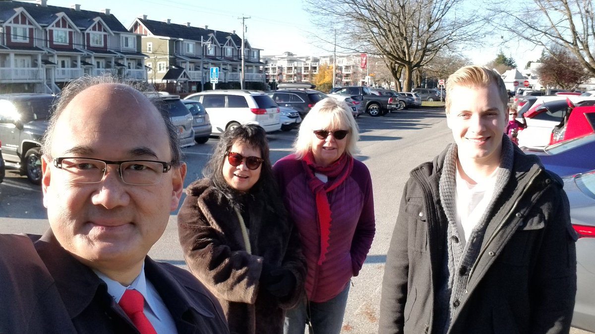 John_Yap's tweet photo. It was wonderful door knocking with amazing volunteers in support of #FPTP #RichmondBC #Steveston We had many great conversations with constituents @ their doorsteps and we encouraged everyone to vote #KeepFirstPastThePost #OneAndDone #NoBCProRep #SaveOurDemocracy #SayNotoPropRep https://t.co/eG9cOS1Bxw